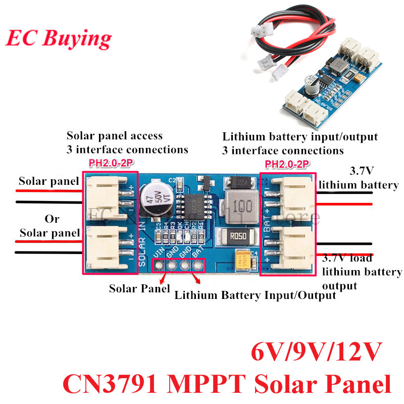 CN3791 MPPT Solar Panel 6V/9V/ - Drone Solar Charger บทวิจารณ์และราคา