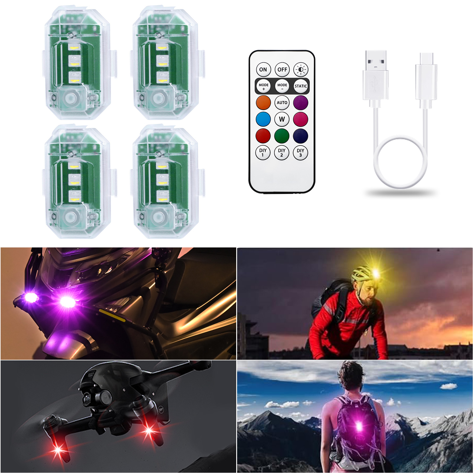 LECART Wireless Led Lights for - Drone Strobe Light บทวิจารณ์และราคา