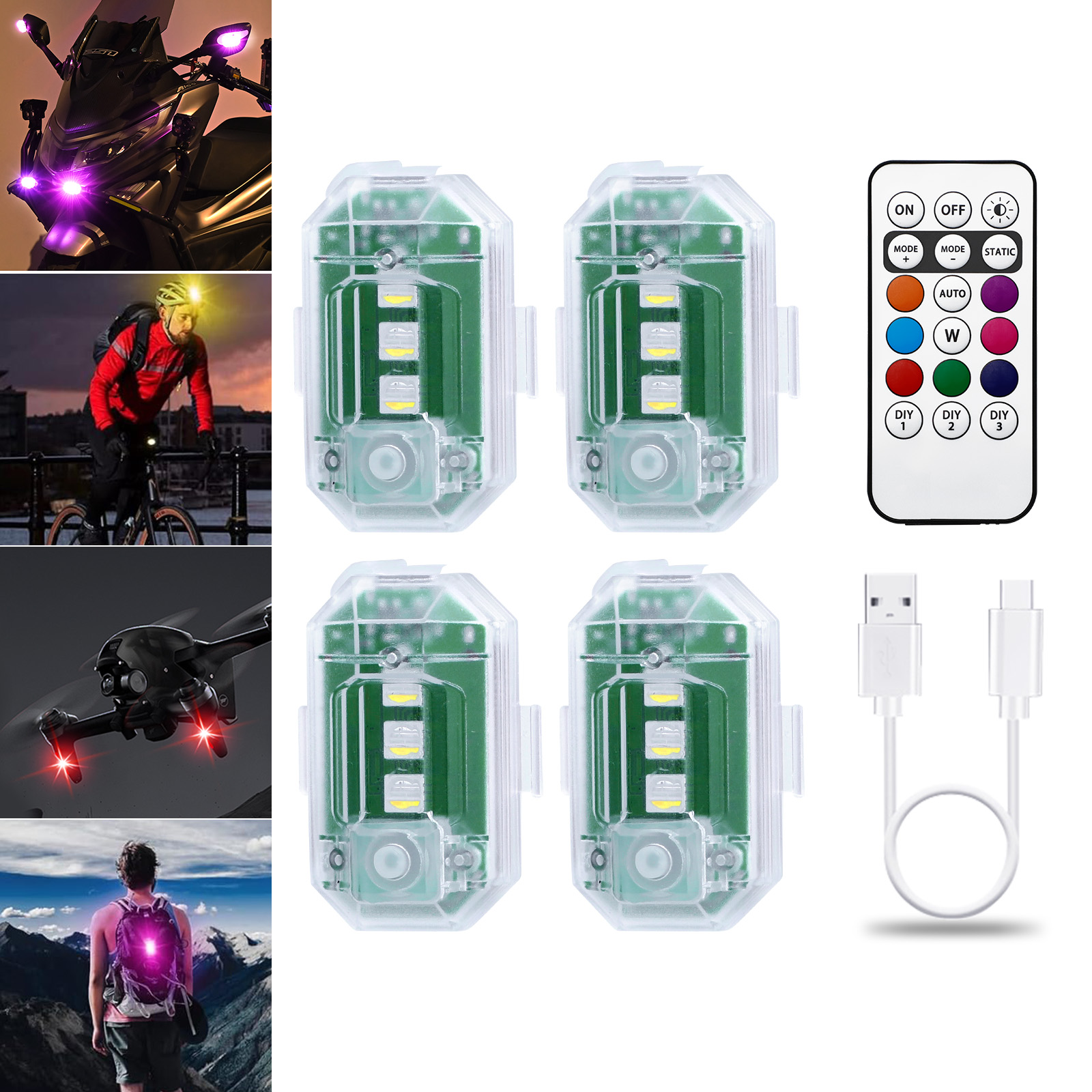 LECART Wireless Led Lights for - Drone Strobe Light บทวิจารณ์และราคา