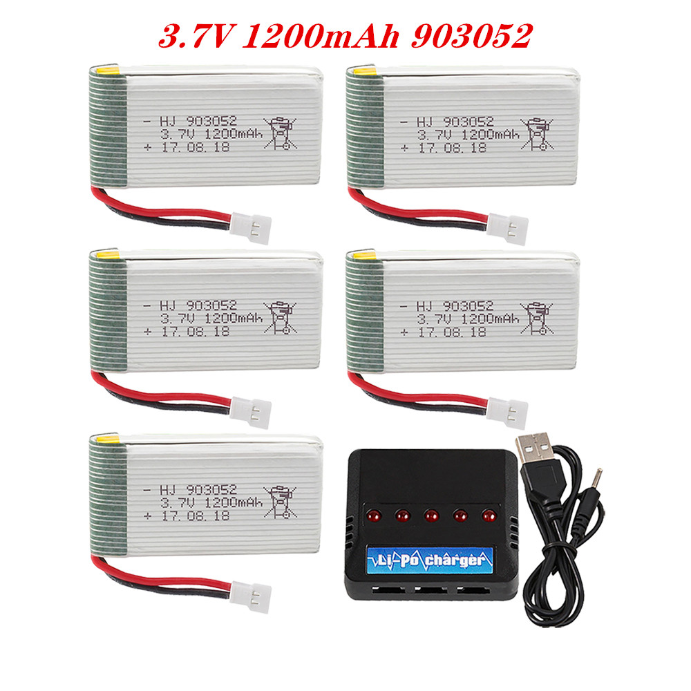 3.7V 1200mah 903052 Lipo Batte - Drone Power Bank บทวิจารณ์และราคา