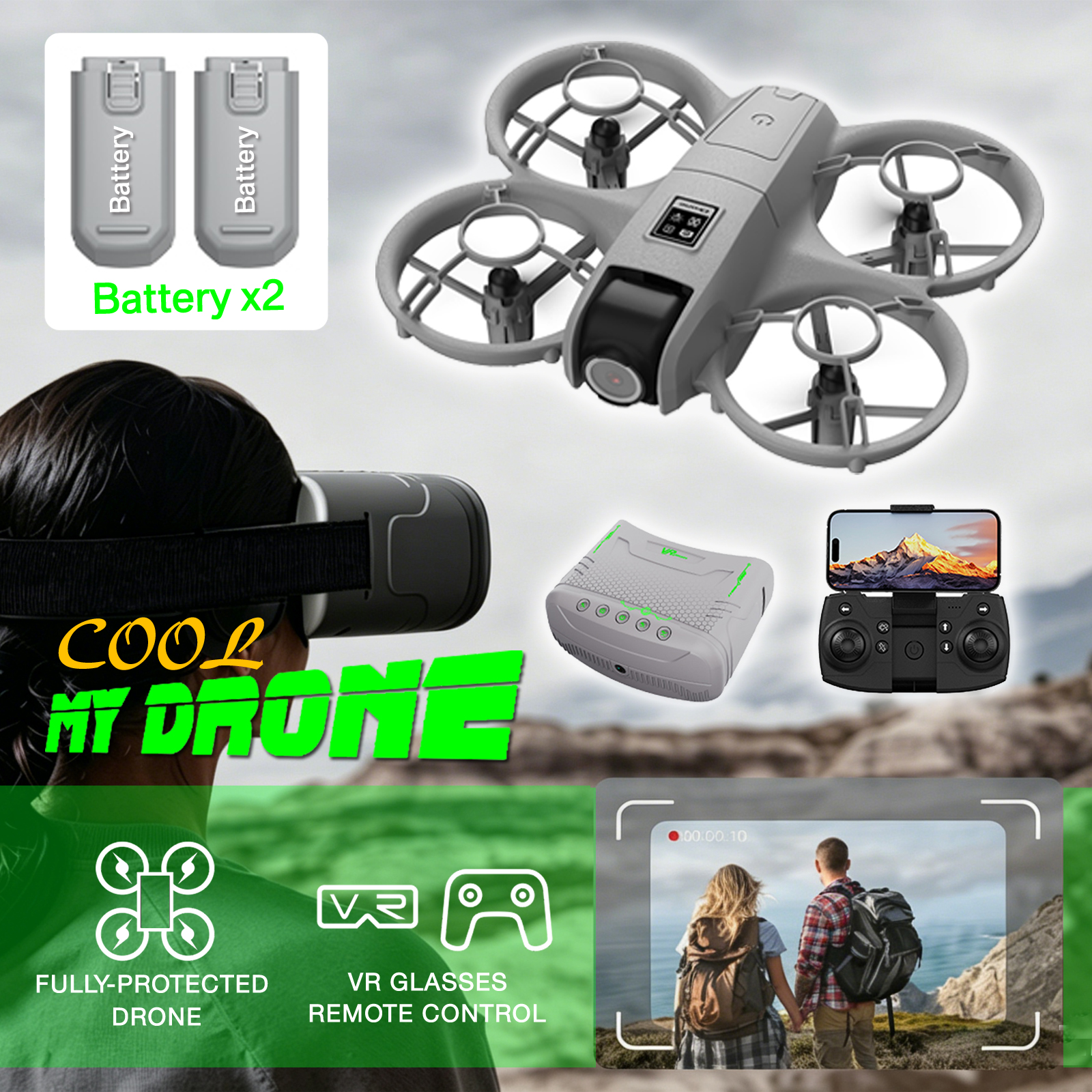 Mini Drone That Is Easy For Be - Drone Power Bank บทวิจารณ์และราคา