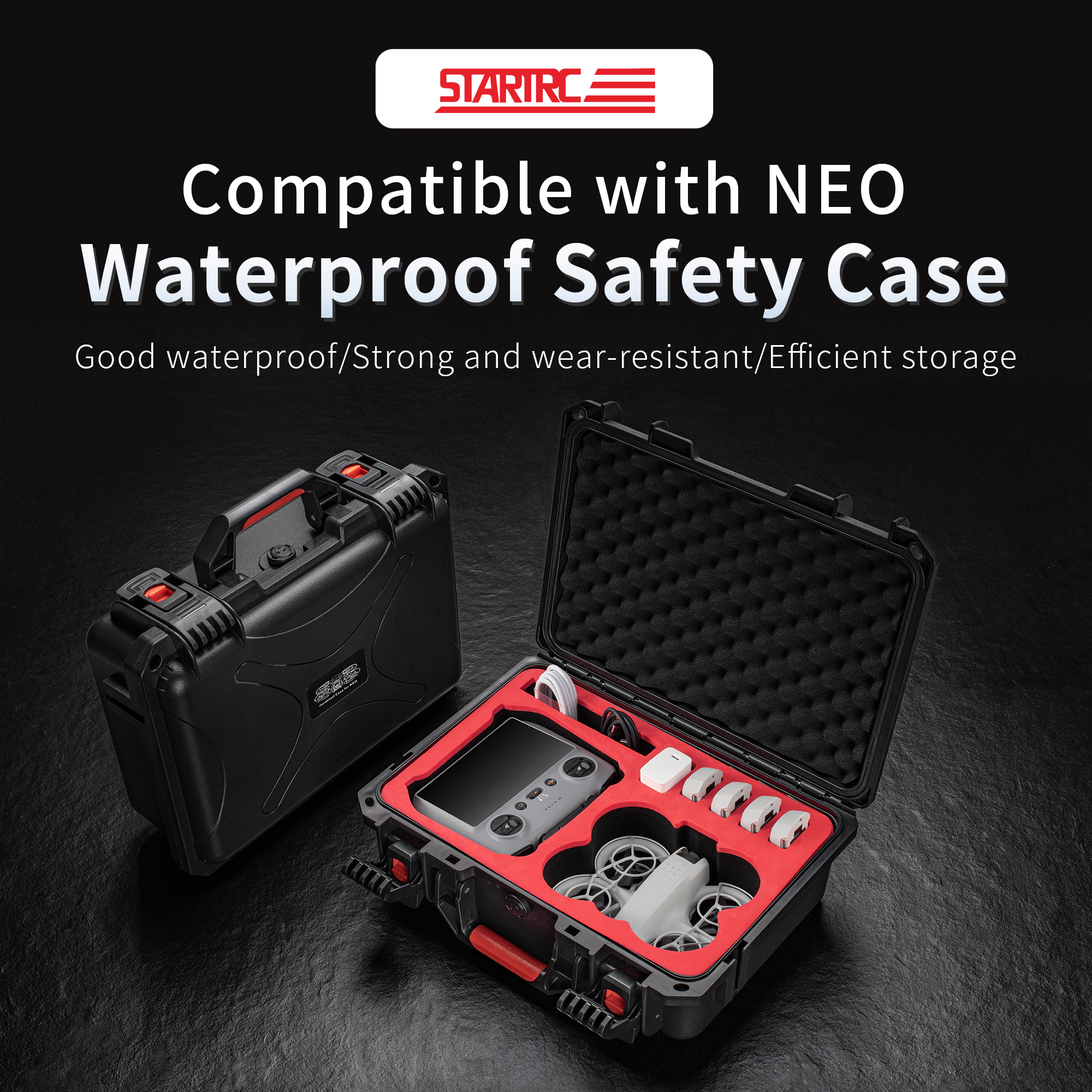 Portable Hard Waterproof Case  - Drone Joystick Cover บทวิจารณ์และราคา