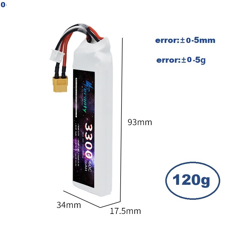 2S 7.4V LiPo Battery 3300mAh 6 - Drone Battery Adapter บทวิจารณ์และราคา