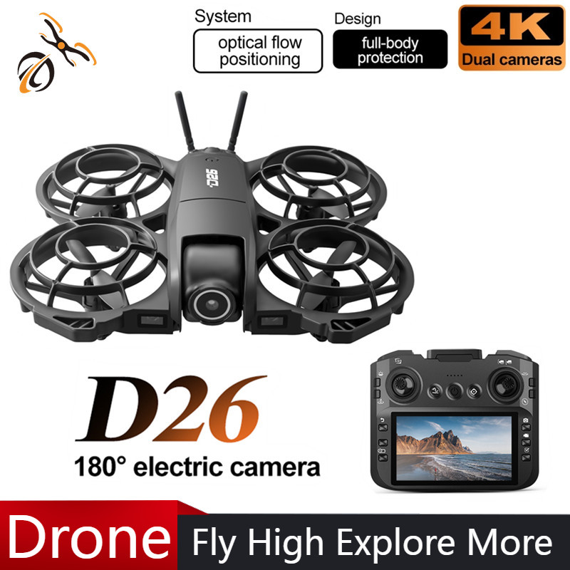 D26 Drone 4K Aerial HD 180° Ca - Drone Power Bank บทวิจารณ์และราคา
