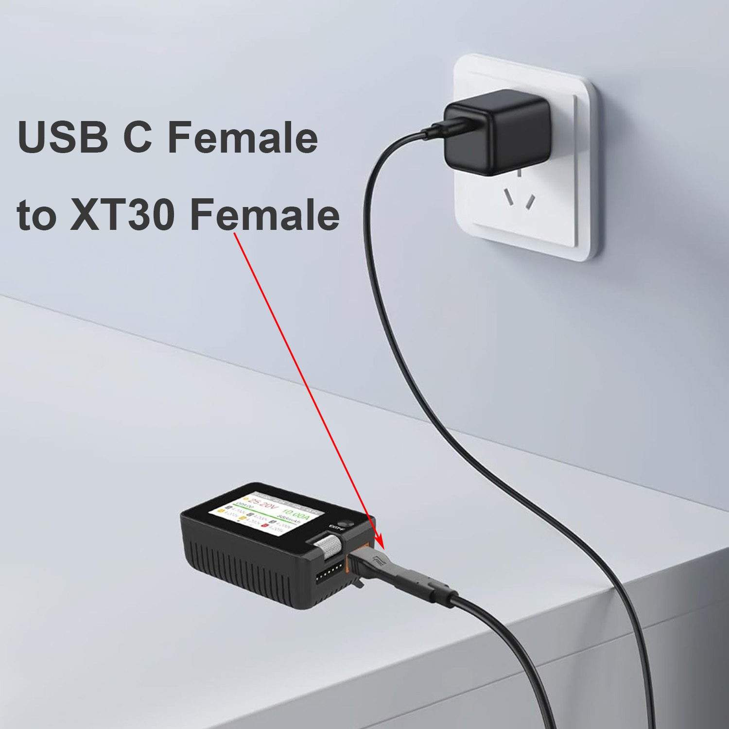 1pc USB Type C Female Input to - Drone Power Bank บทวิจารณ์และราคา
