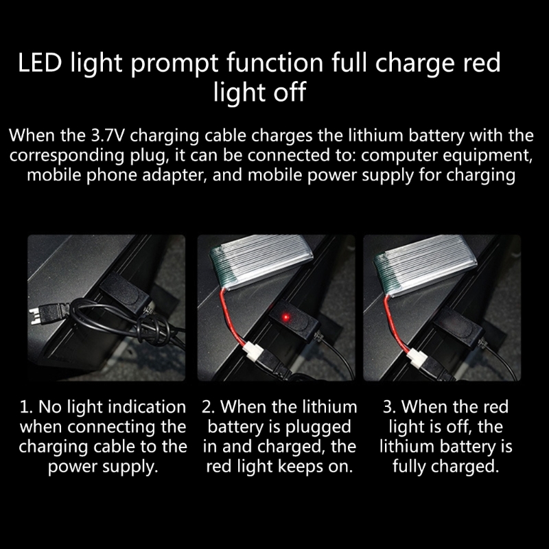 3.7V Lithium Battery USB Charg - Drone Power Bank บทวิจารณ์และราคา