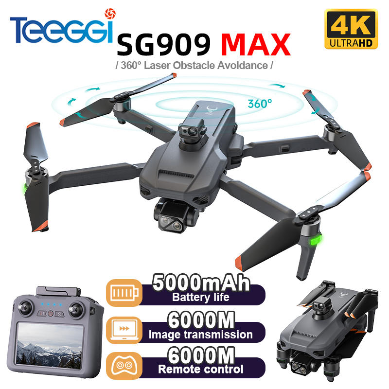 Teeggi SG909 MAX GPS Drone Wit - Drone Controller Screen บทวิจารณ์และราคา