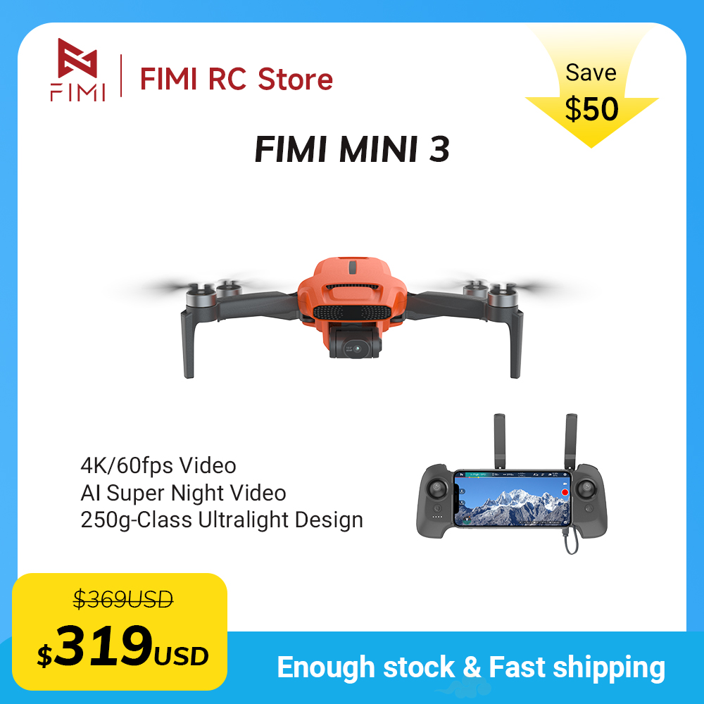 FIMI MINI 3 Camere drone 4K 60 - Drone Remote Controller Lanyard บทวิจารณ์และราคา