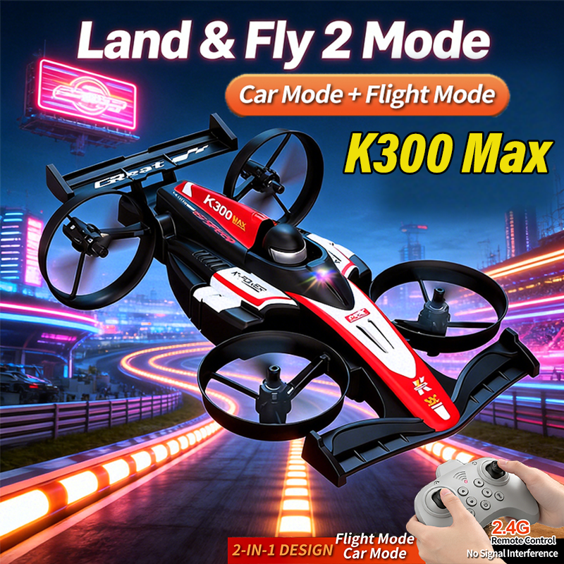 Mini RC Flying Car Transformab - Drone Beacon Light บทวิจารณ์และราคา