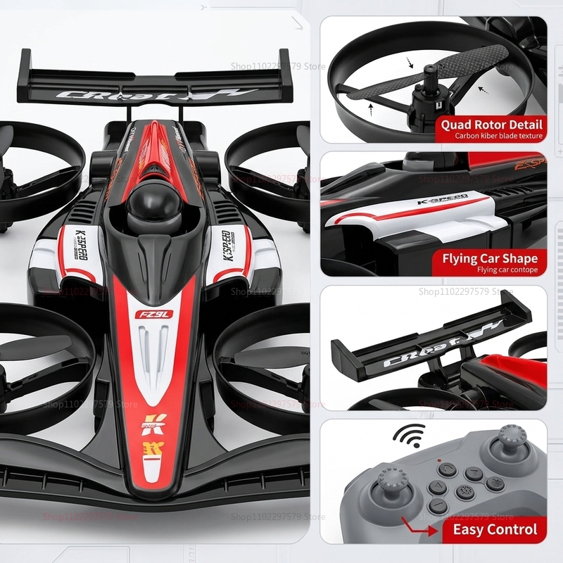Mini RC Flying Car Transformab - Drone Beacon Light บทวิจารณ์และราคา